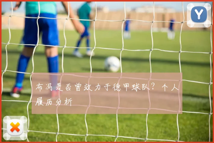 布冯是否曾效力于德甲球队？个人履历分析